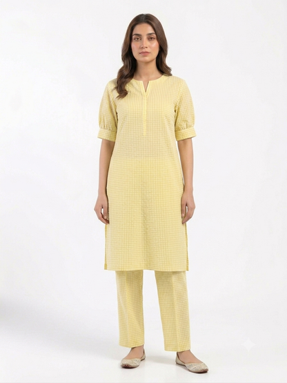 2-Piece Plain Georgette