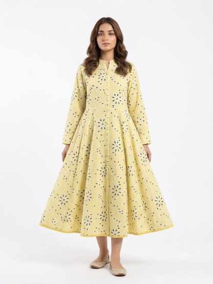 2-Piece Printed Georgette