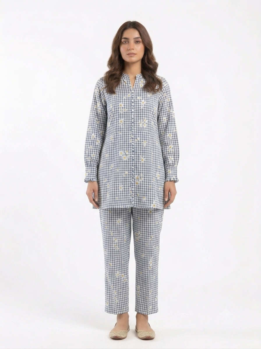 2-Piece Printed Cotton