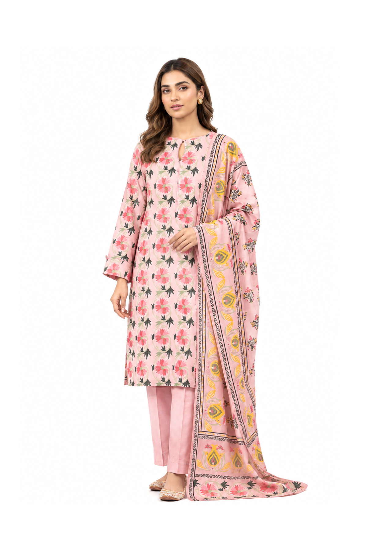 Nishat 3-Piece Khaddar Unstitched Suit
