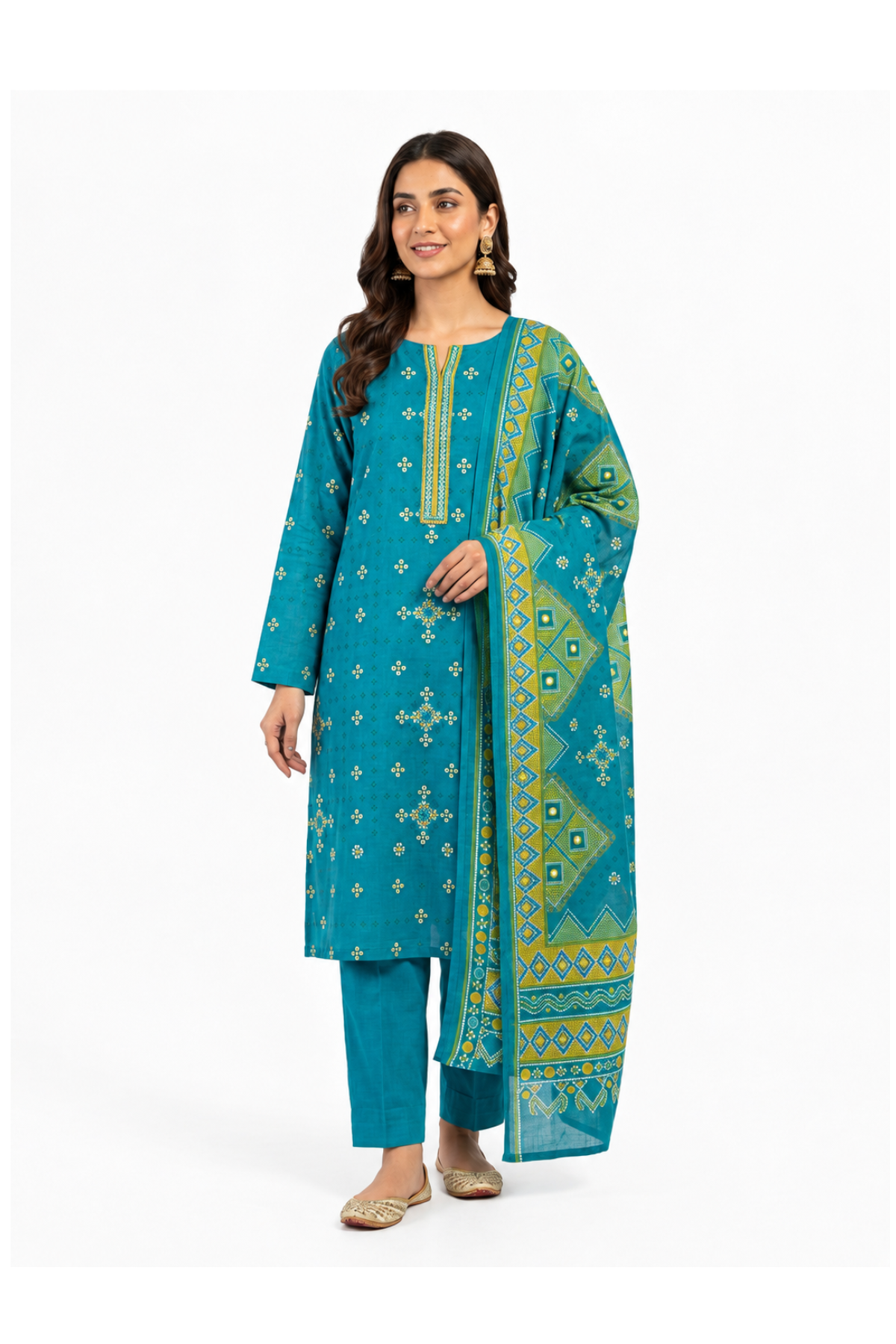 Nishat 3-Piece Khaddar Unstitched Suit